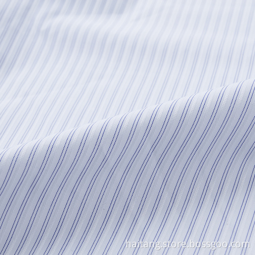 Strip Microfiber fabric Ventilate Moisture Shirt Fabric
